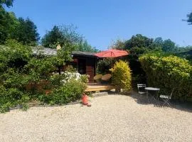 Chalet en pleine nature au bord d'un étang