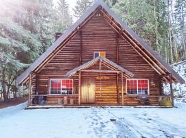 Log Cabin at Rainier Lodge (0.4 miles from entrance)，位于阿什福德的酒店