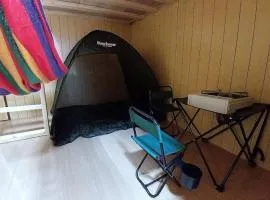 ペット可でUSJ まですぐ 木を基調としたログハウス調のお部屋