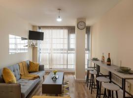 Grand Central , 2 double bedroom apartment with free parking , Birmingham，位于伯明翰的公寓