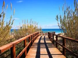 Gran Alacant bungalow vistas al mar，位于格兰阿利坎特的简易别墅