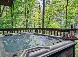 Beary Peaceful Smokies Retreat: Hot-Tub & Pools，位于鸽子谷的木屋