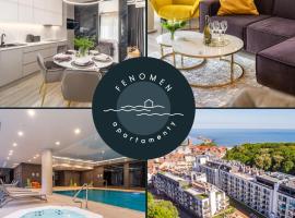 Apartamenty Fenomen - Premium Porto, Nadmorskie Tarasy FREE PARKING, SWIMMING POOL, SAUNA AND OTHER!，位于科沃布热格Kołobrzeg Lighthouse附近的酒店