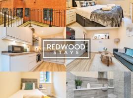 Festival Place, Town Center Serviced Apartments, Perfect of Contractors & Families FREE Wifi & Netflix By REDWOOD STAYS，位于贝辛斯托克的酒店