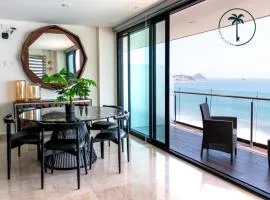 Moderno condominio con vista al mar!