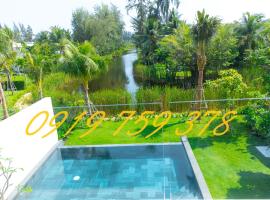 VILLA 4 BEDROOMS SANCTUARY HO TRAM Private Pool 5 STARS，位于Thuận Biên的海滩短租房