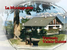 La Montagnette, VERCORIN，位于韦尔科兰卡巴农缆车附近的酒店