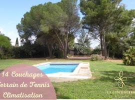 La Villa des Pins avec piscine et tennis
