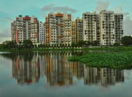 South-East-West Facing 3 BHK Lakeview Flat Howrah West Bengal，位于Hāora的酒店