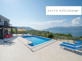 Villa Vista Azzurra，位于蒂瓦特的乡村别墅