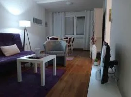Lovely square apartment Purple Velvet