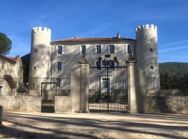 Château de Taulignan，位于Saint-Marcellin-lès-Vaison的带停车场的酒店