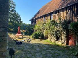Manoir de la Jaunière maison de charme Pays d’Auge，位于Neuville-sur-Touques的酒店