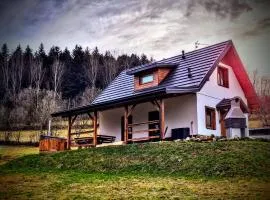 Leśna Chata domek z balią