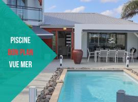 Villa aux orchidées - 3 chambres piscine vue Mer - Salon Climatisée，位于Fouché的酒店