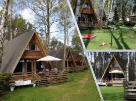 Zinnowitz, Finnh&uuml;tte am Ostseestrand，位于奥斯特西巴德钦诺维茨的木屋