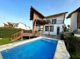 Brisa Chincha® Casa con Piscina frente al mar，位于Casa Blanca的酒店