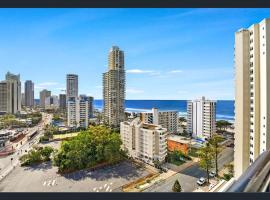 Comfy Surfers Paradise Studio with Ocean View，位于黄金海岸的酒店