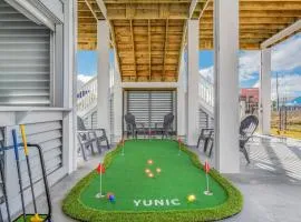 Luxury Beach House Glow in dark golf Game Room