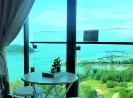 PD Seaview Sunset Cozy Staycation With Pool & Netflix, Private Unit, FIXED PRICE NO EXTRA FEE