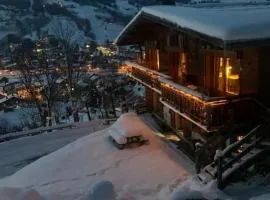 SOMPTUEUX CHALET BARON MEGEVE VUE.Jaccuzi.4 mn a pied au centre