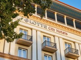 LOTTE City Hotels Tashkent Palace，位于塔什干的酒店