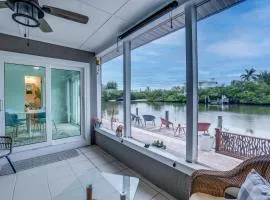 Manatee Retreat is a 2 bed, 2 bath duplex on a canal, totally private retreat for you