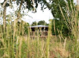 Ecau Lodge - Logement insolite à 30km de Pairi Daiza，位于Écaussinnes-dʼEnghien的山林小屋