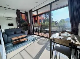 NaiHarn Beach Condo A301 - mountain and garden view