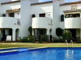 One bedroom Denia apartment with communal pool