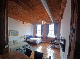 Detroit Artsy Industrial Loft，位于底特律的酒店