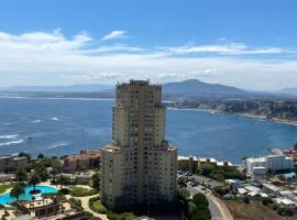 Gran Vista al Mar Moderno Depto Costa Montemar，位于康康的酒店