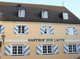 Hotel und Gasthof Zur Laute，位于明德尔海姆的酒店