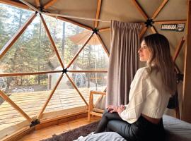 Luahara Glamping Tapalpa - Domo Natural Experience，位于塔帕尔帕的露营地