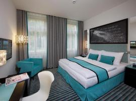 布拉格红与蓝设计酒店，位于布拉格斯密彻夫的酒店