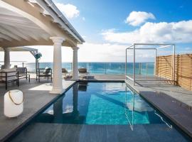 Villa Seablue incroyable vue mer!，位于圣马丁岛的乡村别墅
