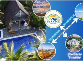 Sharick Beach House，位于Tubará的带按摩浴缸的酒店