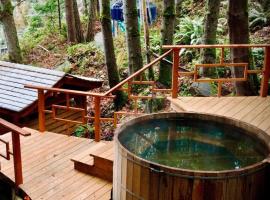 Sungate on Salt Spring - Luxurious Suite with Cedar Hot Tub & View，位于Salt Spring Island的酒店