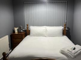 Becky's Lodge - Strictly Single Adult Room Stays - No Double Adult Stays Allowed，位于索利赫尔的木屋