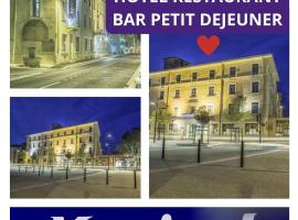 KYRIAD ORANGE Centre Ville - HOTEL & RESTAURANT - La Galerie d'Art des Princes - Provence Alpes Côte d'Azur - France - Proche A7-A9 - exit21- Châteauneuf-du-Pape Avignon Bollene Nimes，位于奥朗日的酒店