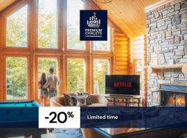 Private Hot Tub Sauna Ski Indoor Pool Bee，位于Mille-Isles的宠物友好酒店