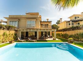 Casa Pinsa - Großzügiges mediterran-stilvolles Ferienhaus mit eigenem Pool in Puig de Ros，位于柳奇马约尔的别墅