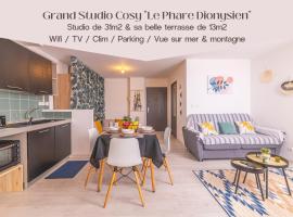 Grand Studio Cosy Le Phare Dionysien - Résidence Le Phoenix，位于圣丹尼斯的带停车场的酒店