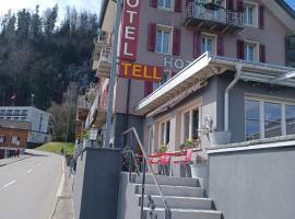 Hotel Tell，位于塞利斯贝格Rütli附近的酒店