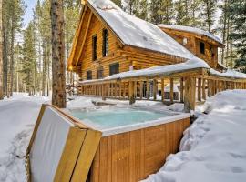 Rustic Breckenridge Cabin with Private Hot Tub，位于布雷肯里奇的度假屋