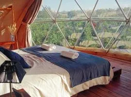 Entre racimos, glamping entre viñedos en bodega，位于卢汉德库约的豪华帐篷营地