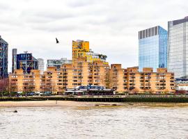 Happy River Thames View Entire Apartment，位于伦敦南华克的酒店