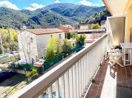 Appartement F2 avec balcon à Amélie-les-Bains - 2 couchages, animaux acceptés, bien équipé - FR-1-703-64