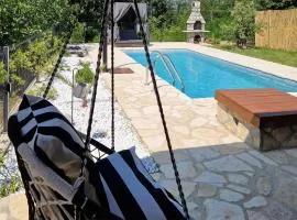 Stunning Home In Nedescina With Private Swimming Pool, Can Be Inside Or Outside