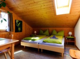 Chambre double Doppelzimmer Camping Jaunpass，位于博尔蒂根的酒店